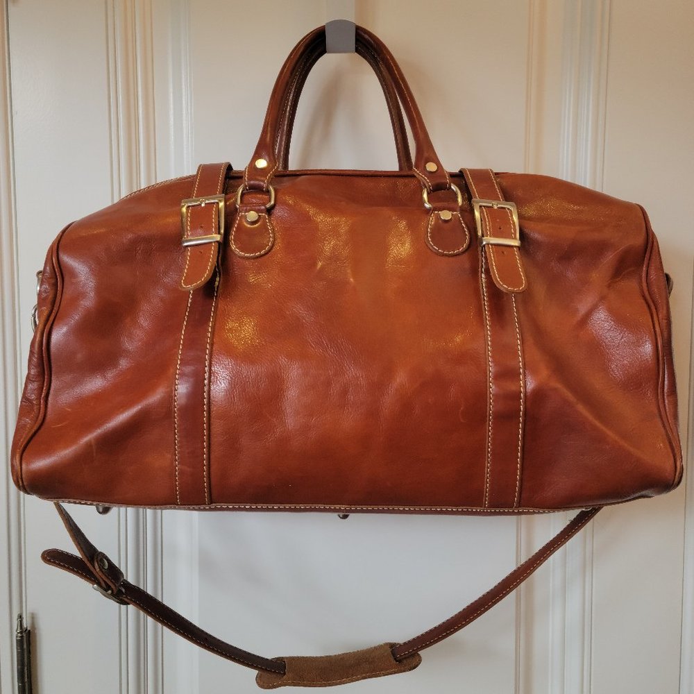 💥💥Host Pick💥💥Leather Duffel, Made in Italy